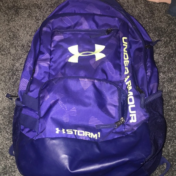 purple under armour backpack